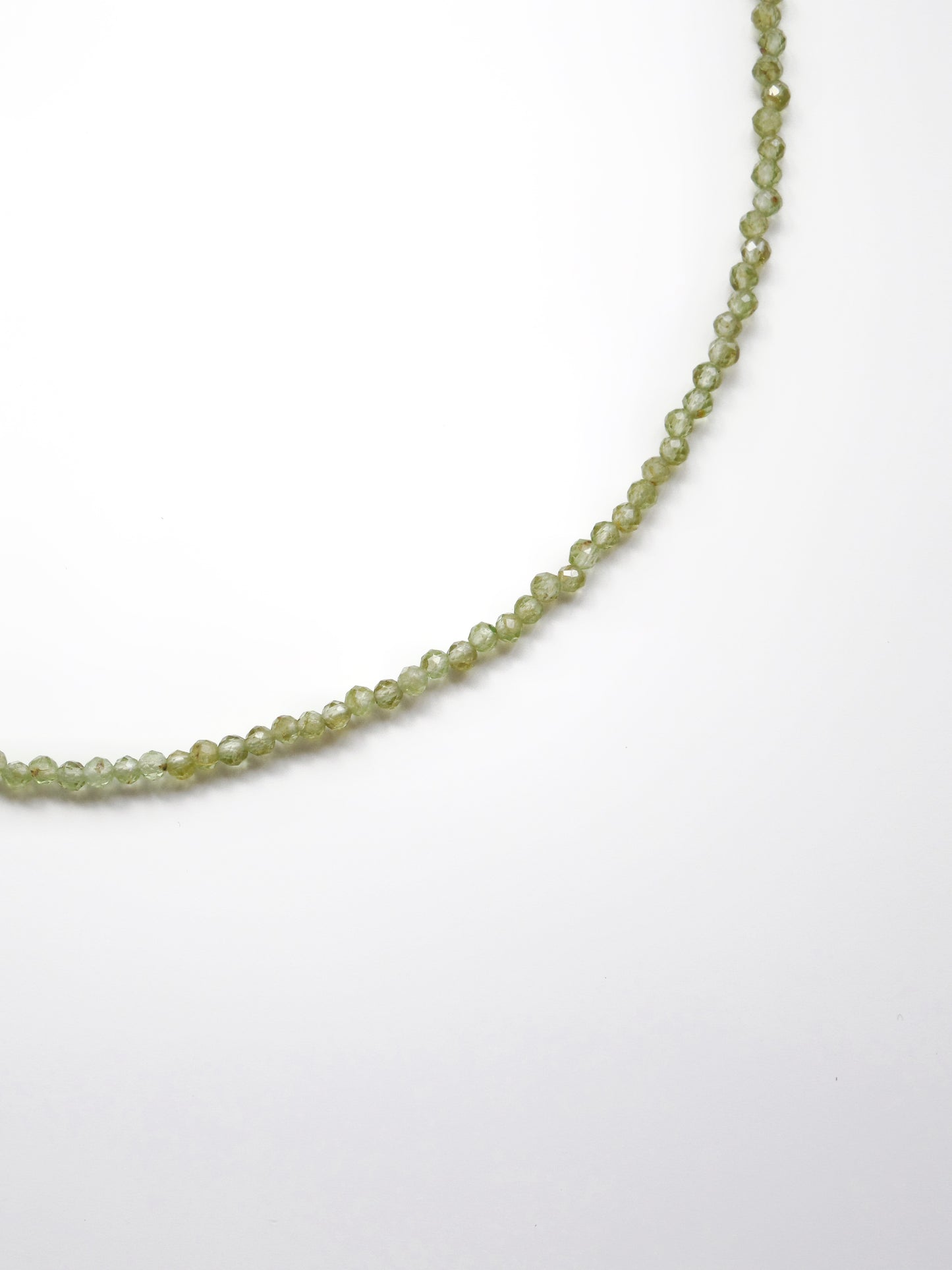 xx Peridot Gemstone Necklace