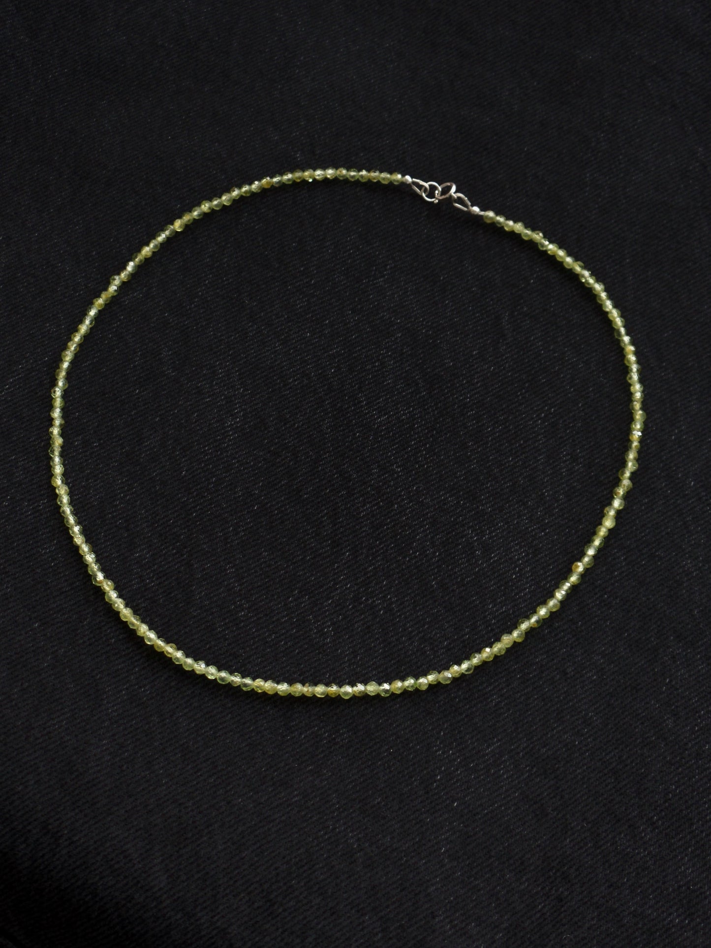 xx Peridot Gemstone Necklace