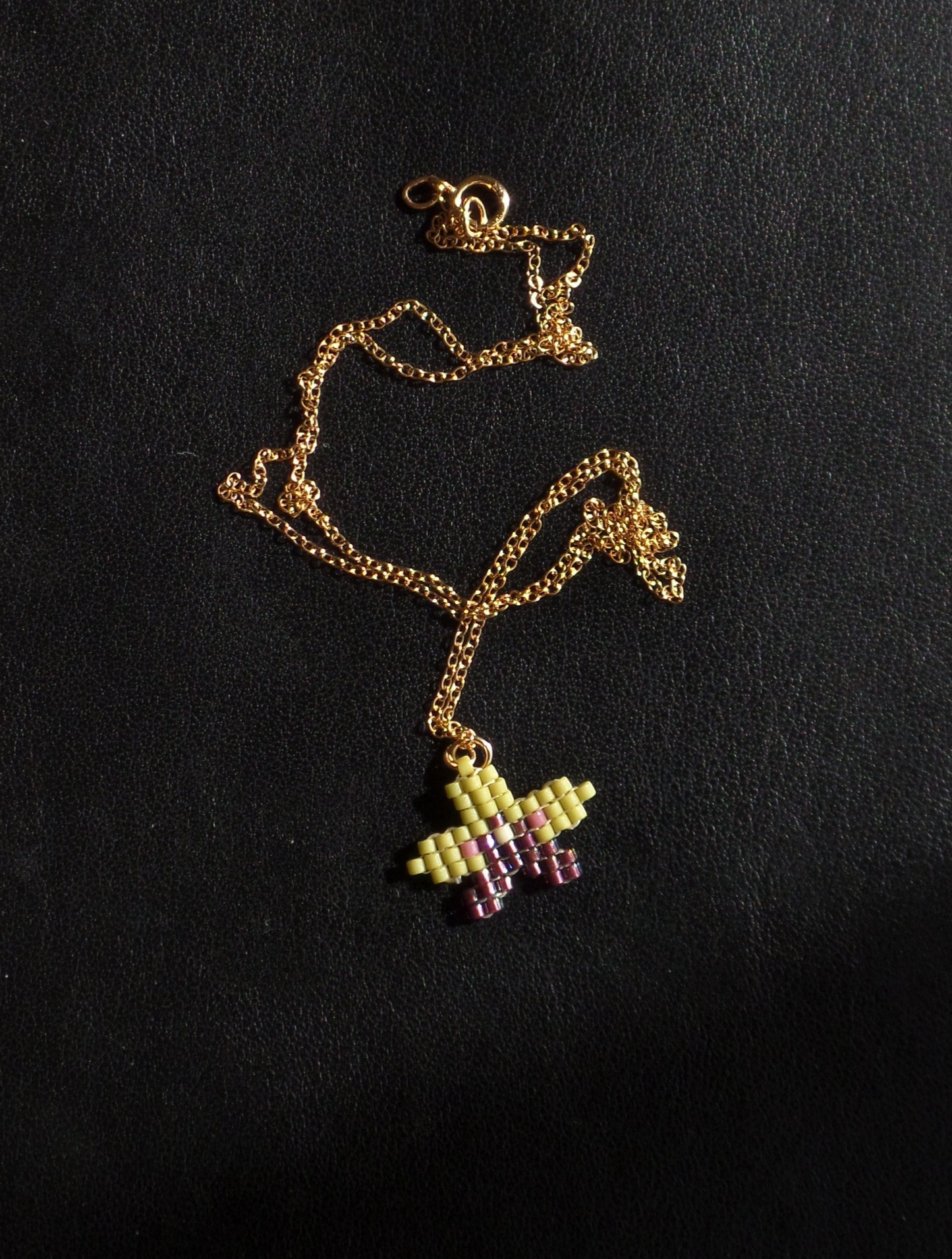 Orchid Flower Necklace - 14k gold-filled or sterling silver