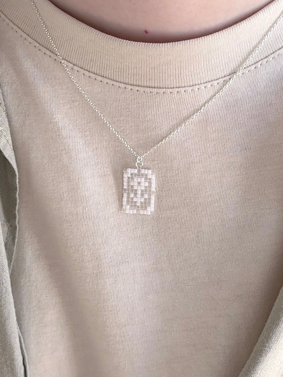 Lace Inspired Flower Necklace