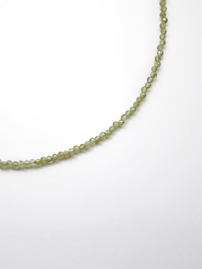 xx Peridot Gemstone Necklace