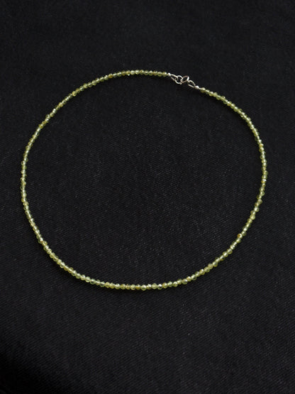 xx Peridot Gemstone Necklace
