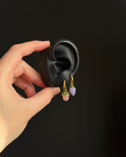 Mini Fruit Charm Earrings