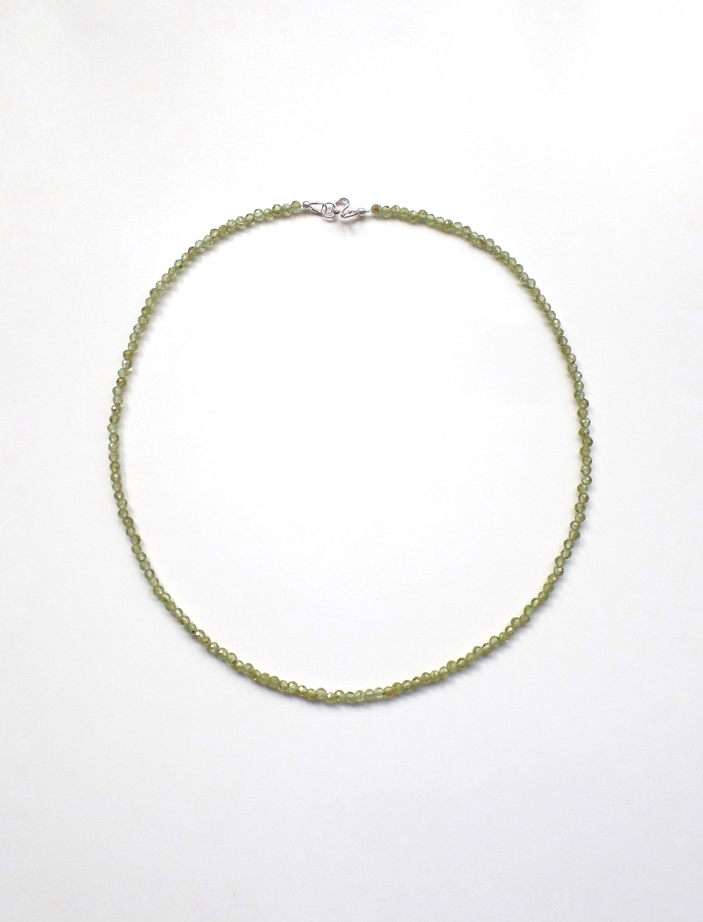 xx Peridot Gemstone Necklace