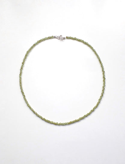 xx Peridot Gemstone Necklace