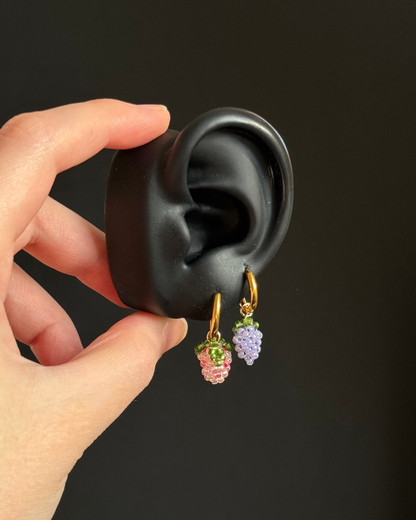 Mini Fruit Charm Earrings
