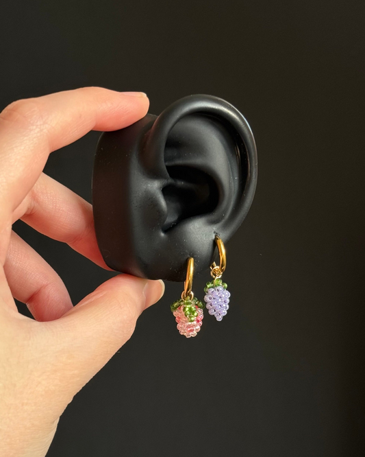 Mini Fruit Charm Earrings