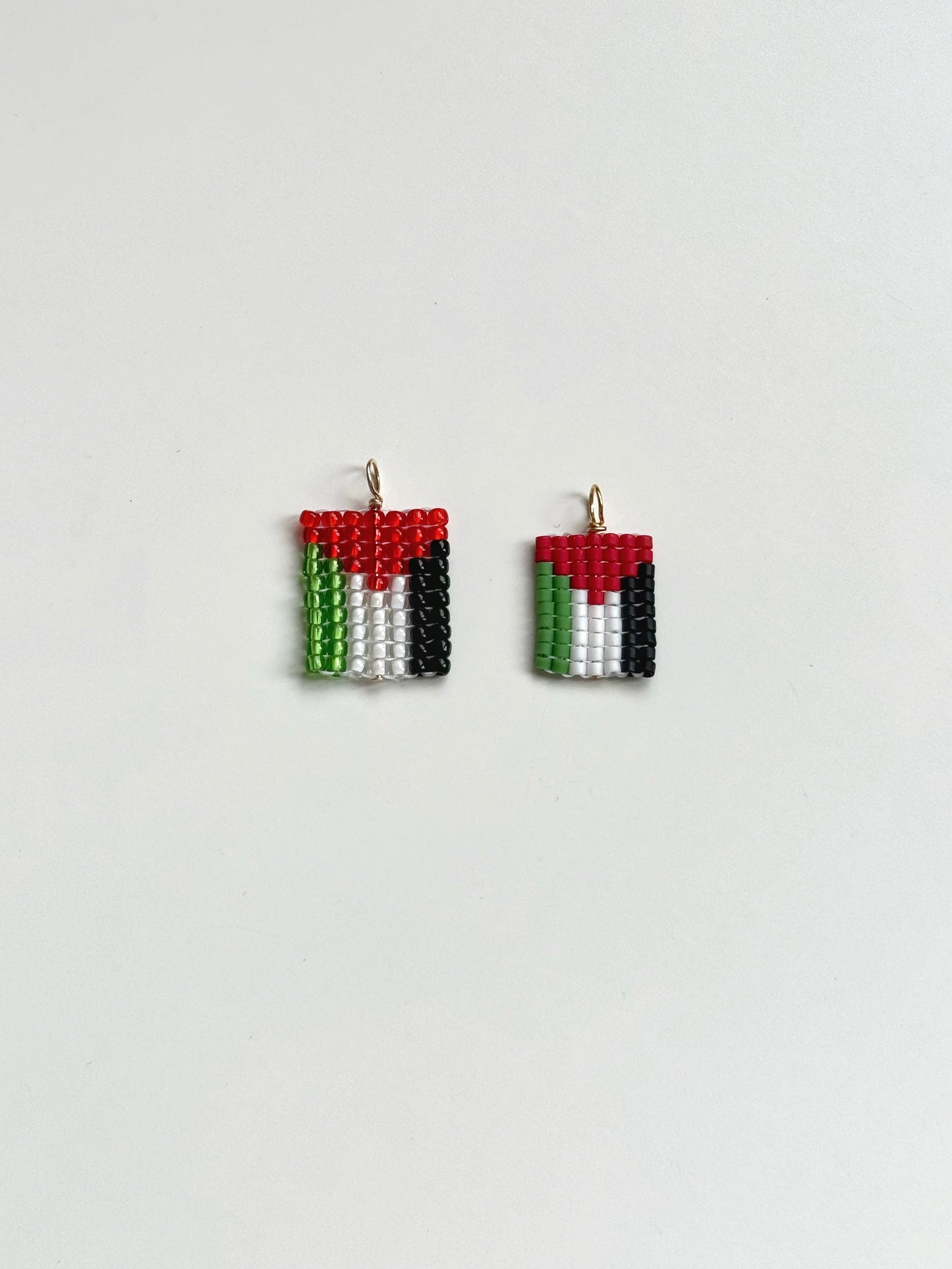 Fundraiser - Palestine Flag Charm Necklace