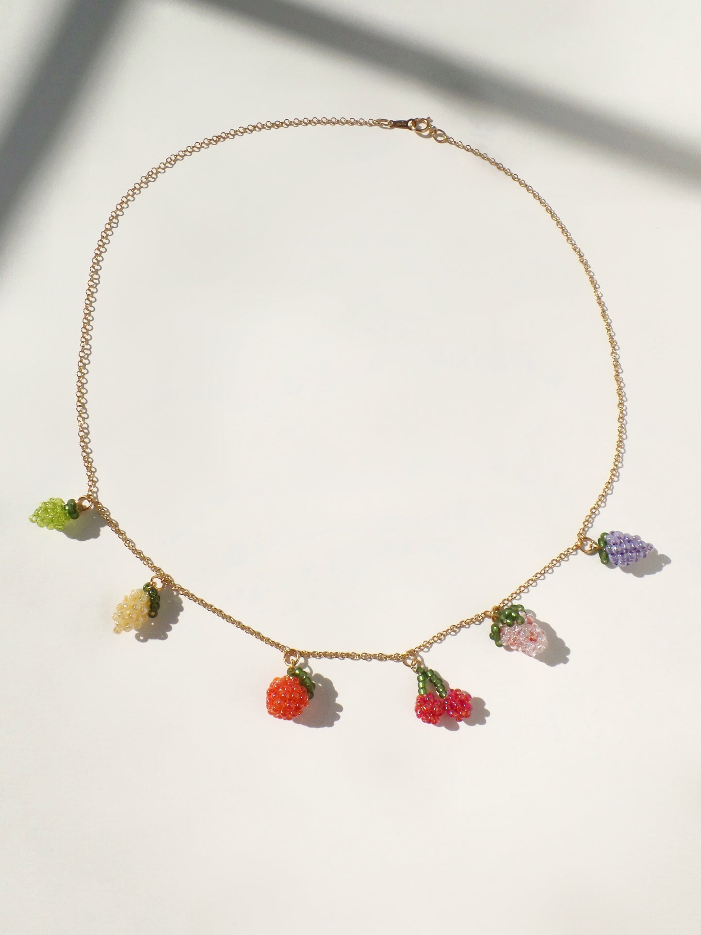 Fruit Salad Charm Necklace - 14k gold-filled or sterling silver