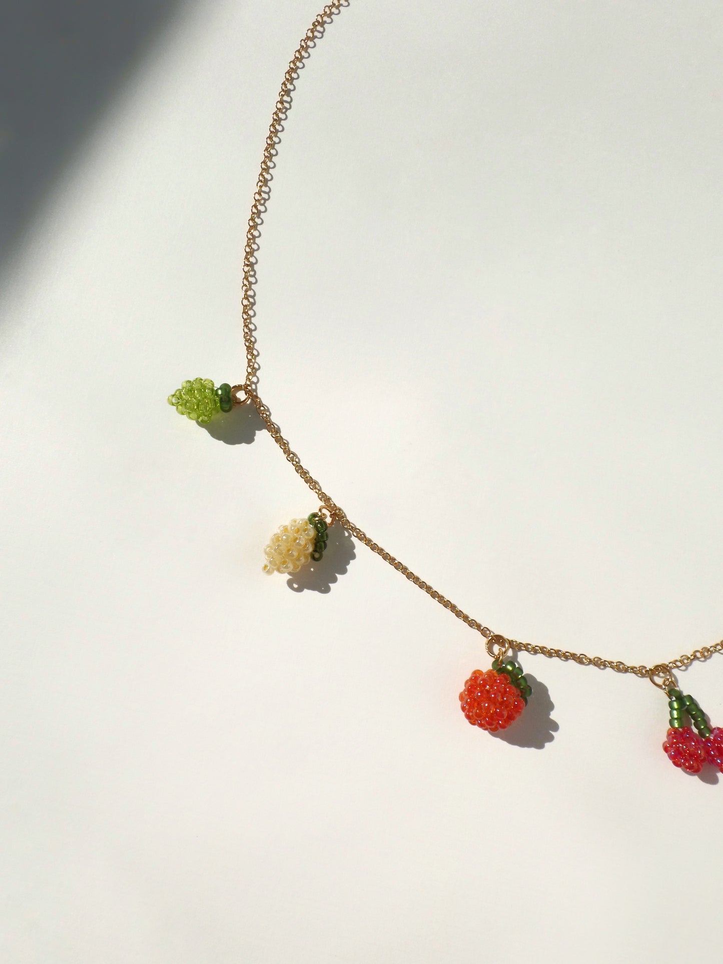 Fruit Salad Charm Necklace - 14k gold-filled or sterling silver